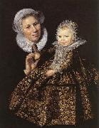 Frans Hals Catharina Hooft with her Nurse Spain oil painting reproduction